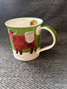 DUNOON ORKNEY Shaggy Tails Highland Cow Bone China Mug  #1025254